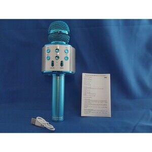 WS-858 Wireless Bluetooth Microphone Handheld Karaoke Stereo Mic Speaker Party